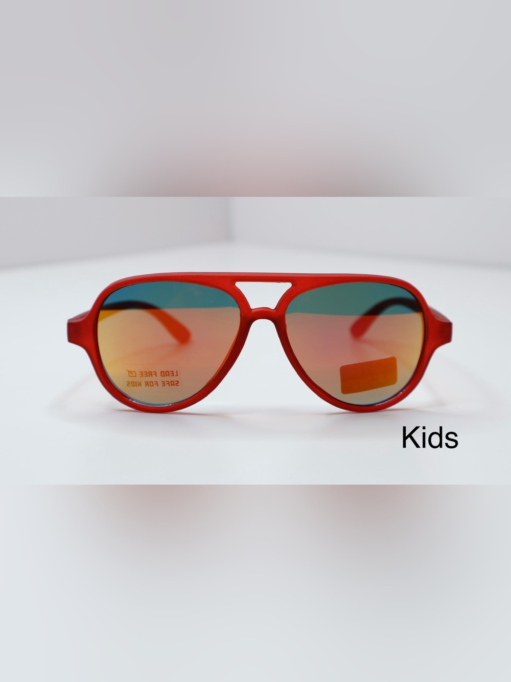 Kids Aviator-Style Sunglasses with Mirrored Lenses -